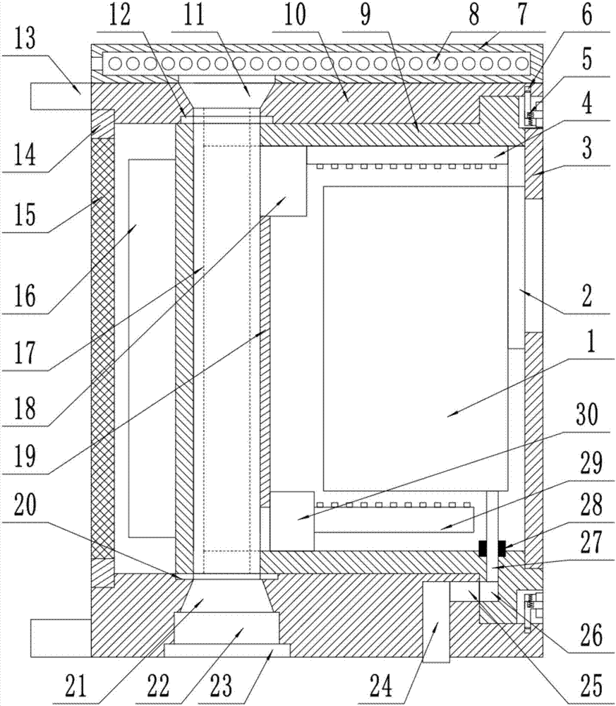 Frequency converter having dual dustproof and waterproof functions