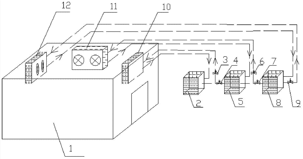 Three-level stepped cooling ultra-low temperature cold storage