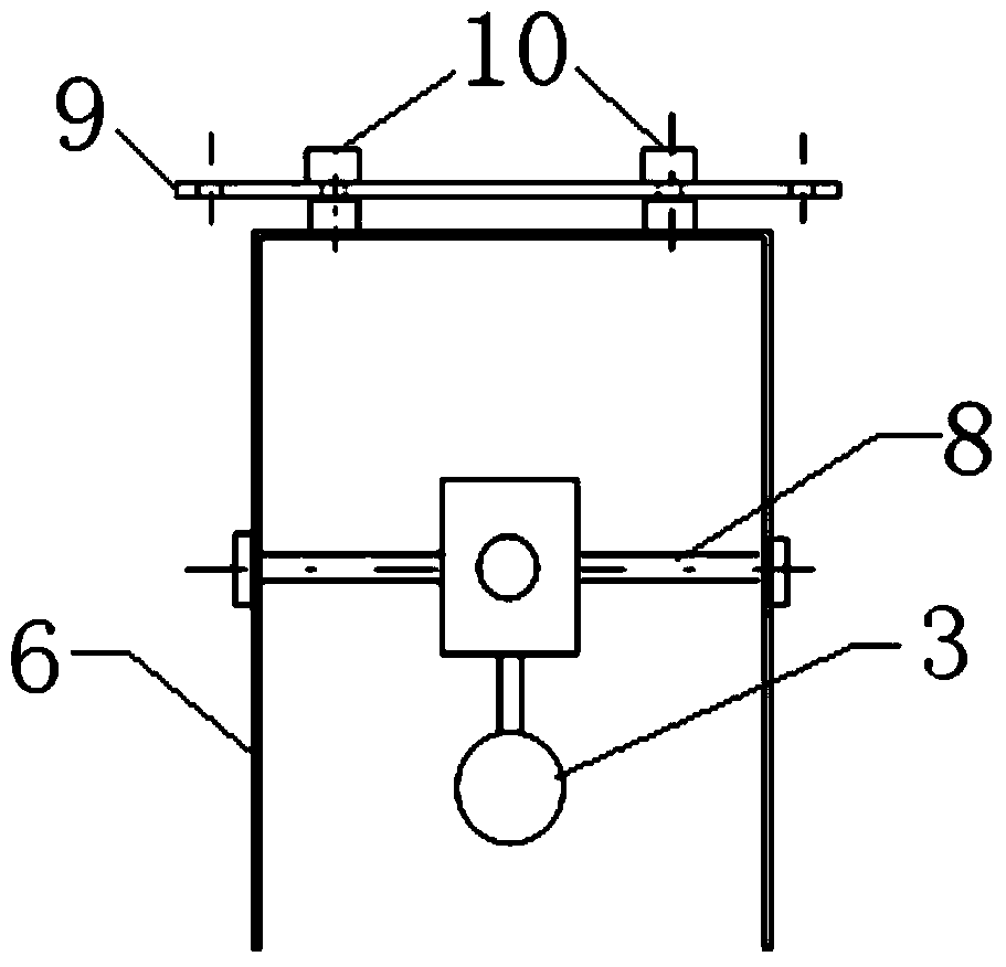 Aeromagnetic measuring device and method based on fixed-wing unmanned aerial vehicle