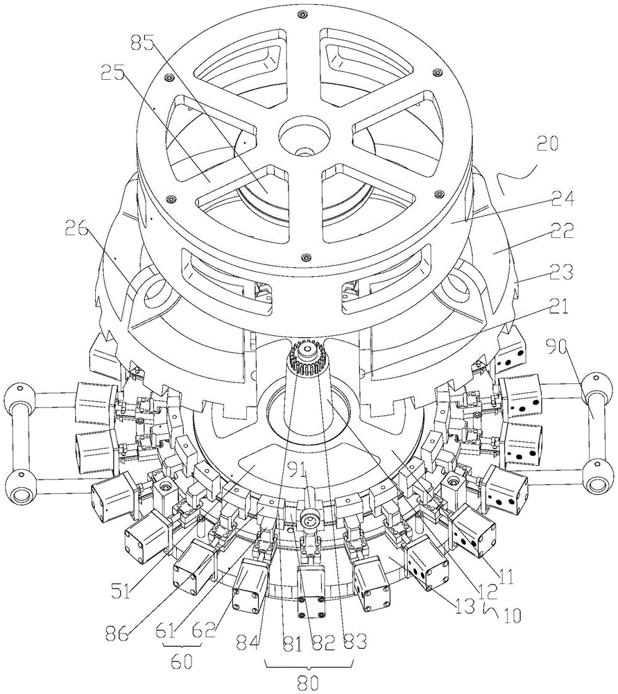 Closed type centrifugal impeller casting device