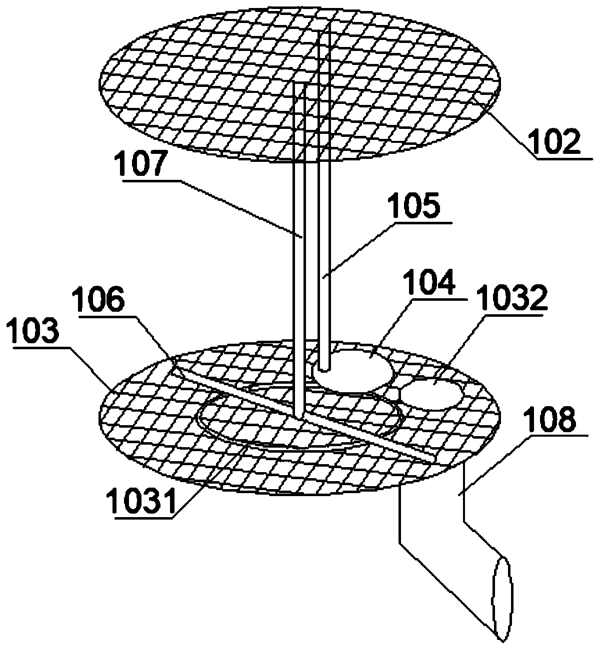 High-efficiency and energy-saving vegetable cleaning device