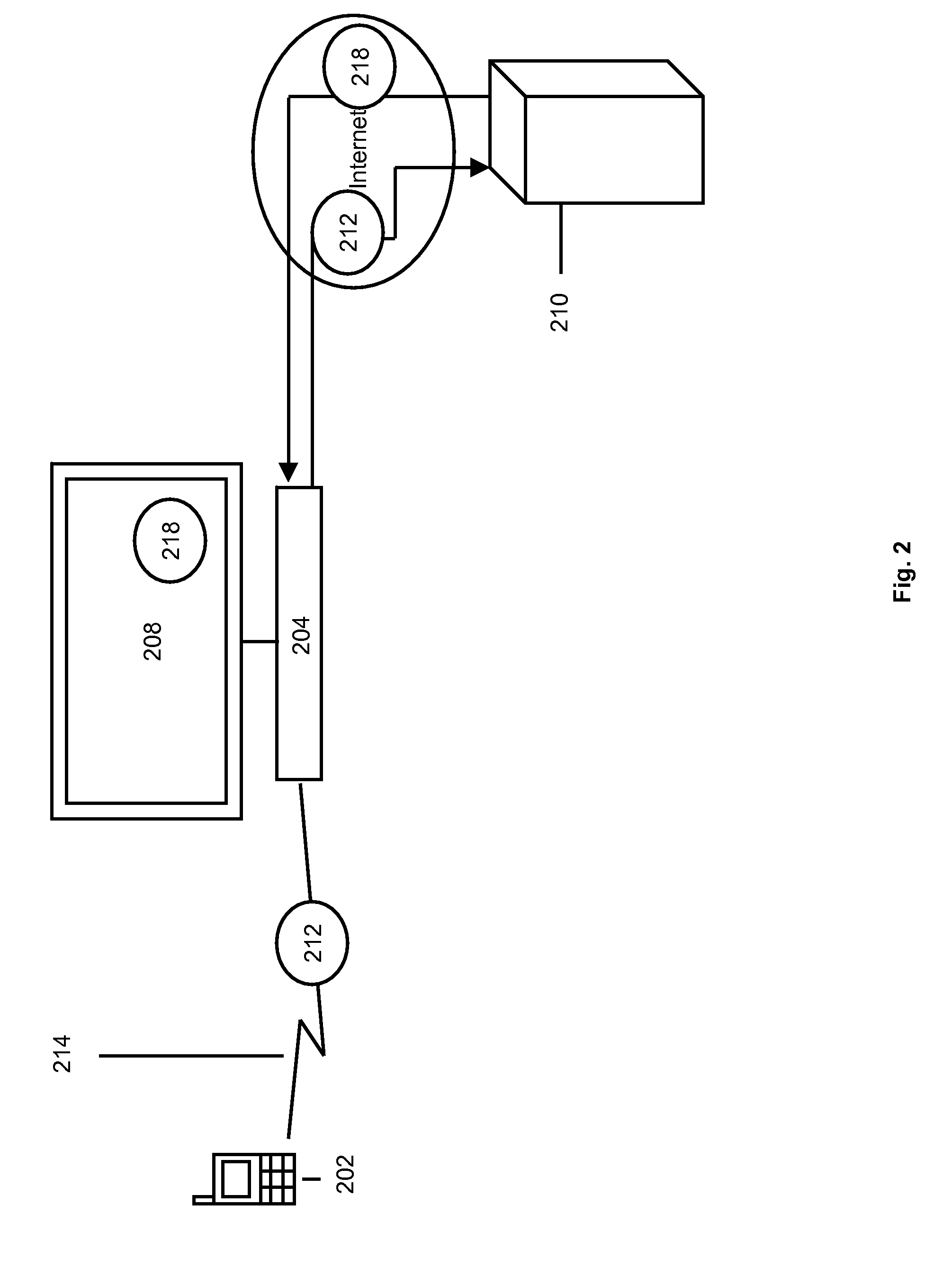 Methods and systems for securing content projected to a nearby device