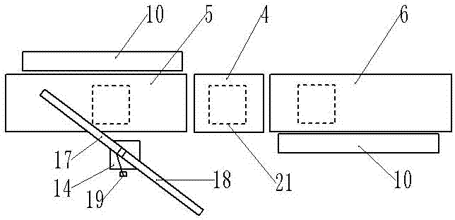 Automatic packaging and discharging device