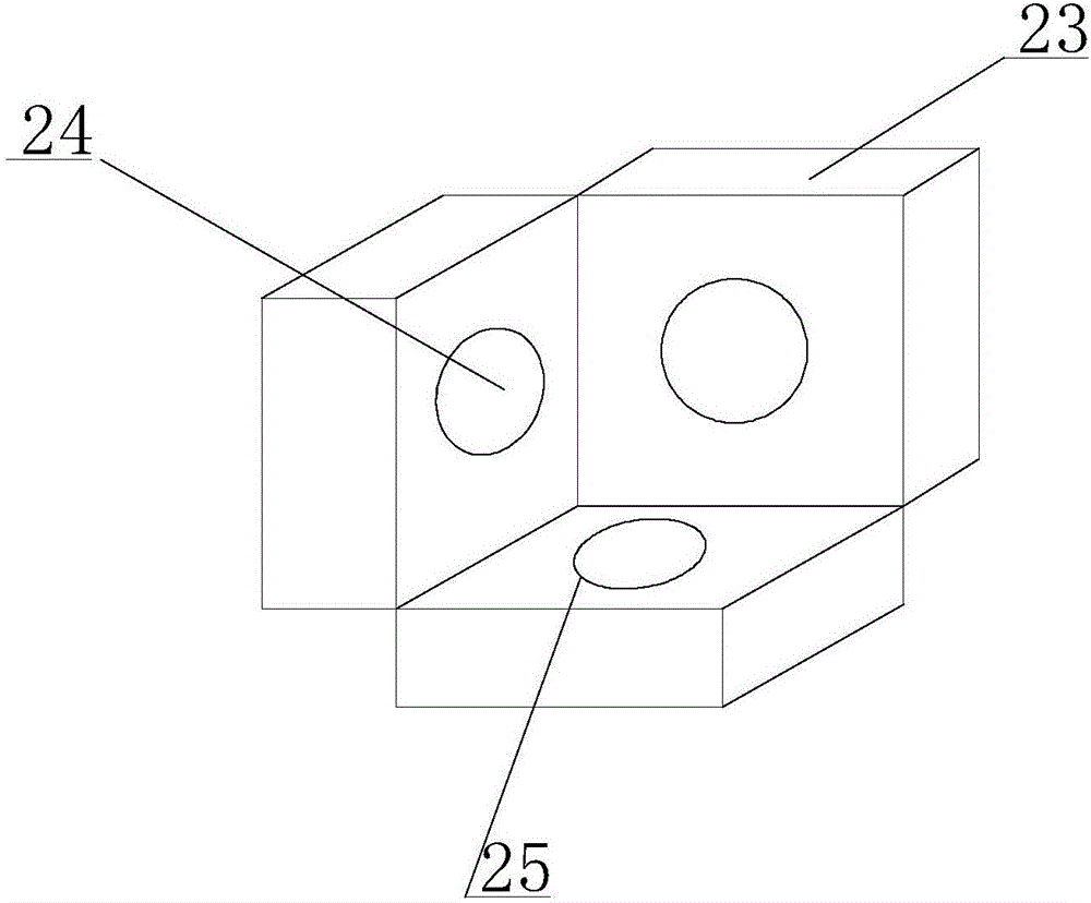 Positioning and measuring device for space magneticinduction intensityvector