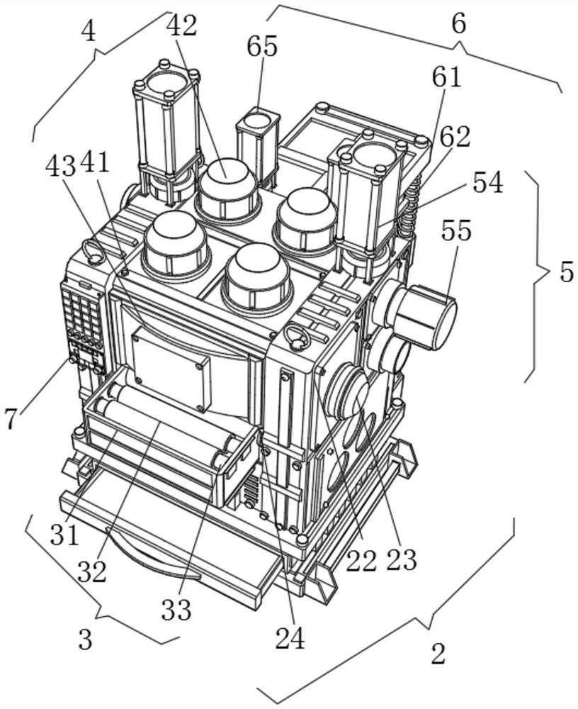 Sanding machine with positioning assembly