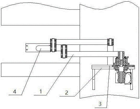 Ink jetting device of press machine