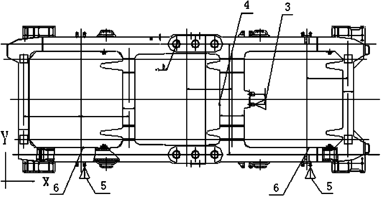 Technology for machining locomotive bogie frame