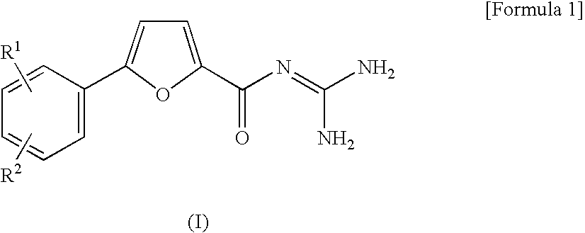 Furancarbonylguanidine Derivatives, Their Preparation and Pharmaceutical Compositions Containing Them
