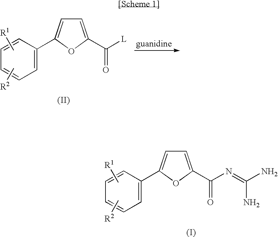 Furancarbonylguanidine Derivatives, Their Preparation and Pharmaceutical Compositions Containing Them