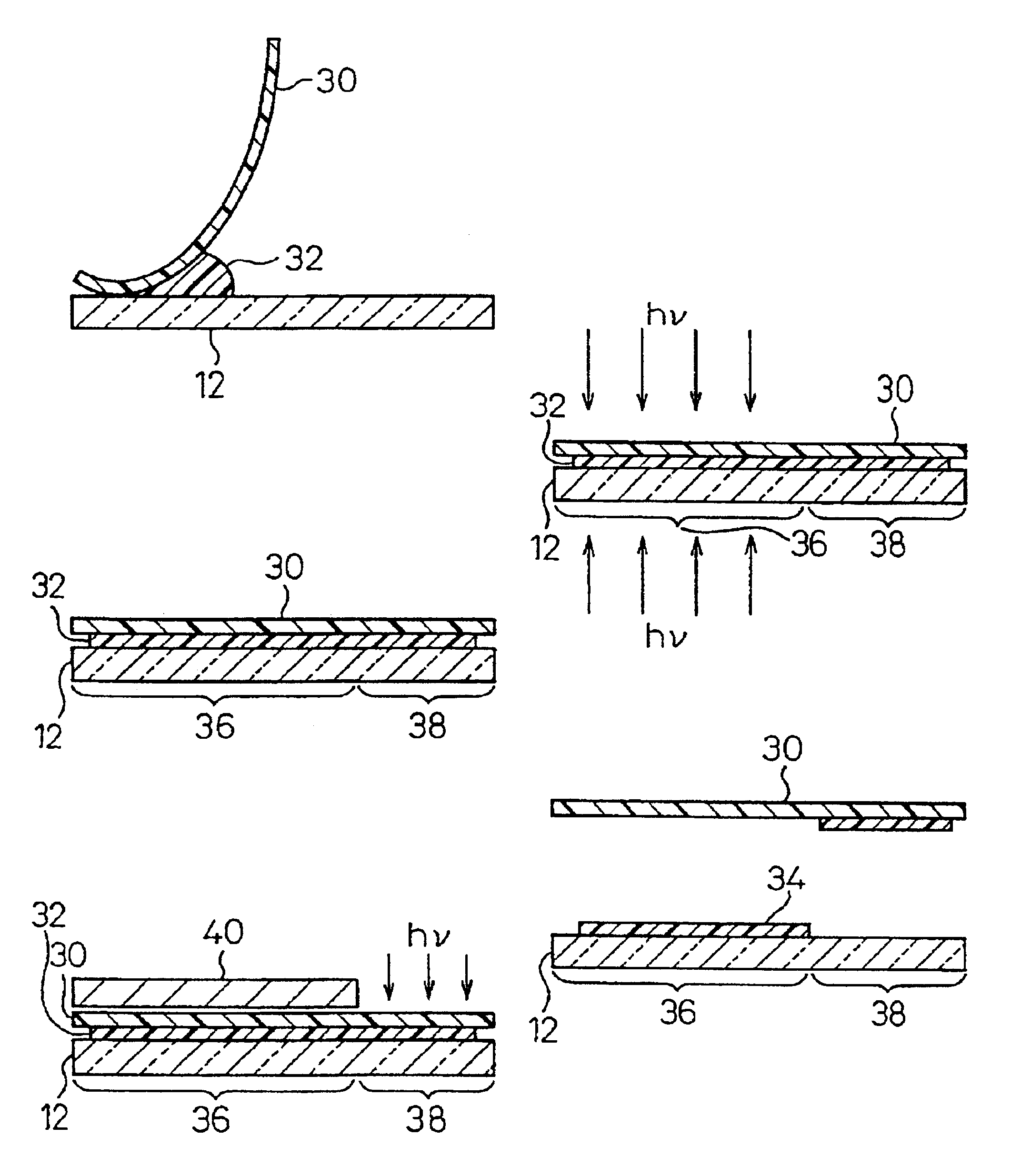 Barrier rib formation on substrate for plasma display panels and mold therefor