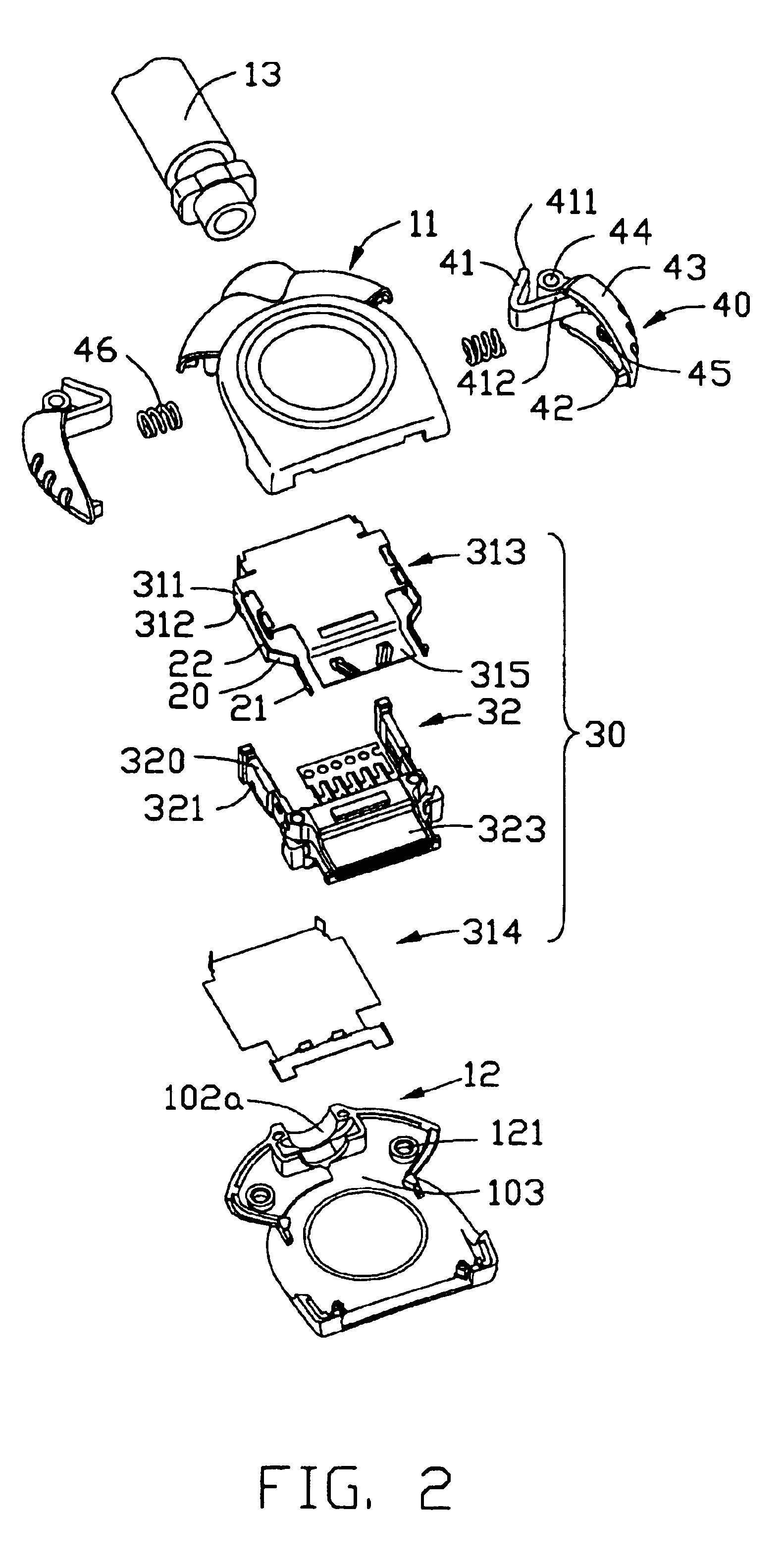 Electrical connector with latching system