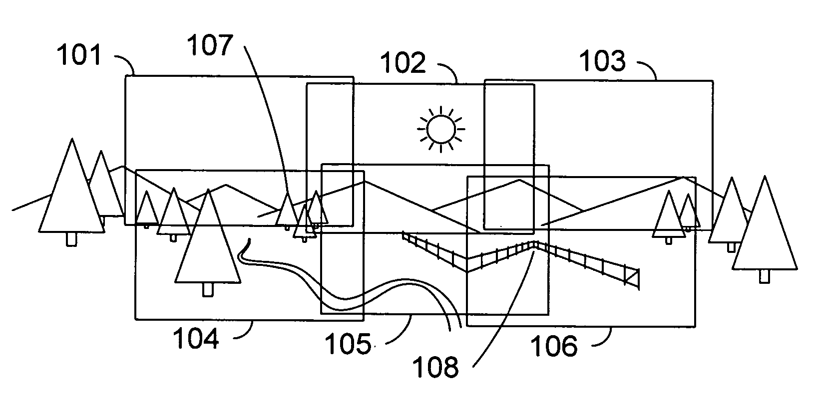 Method and apparatus for composing a panoramic photograph