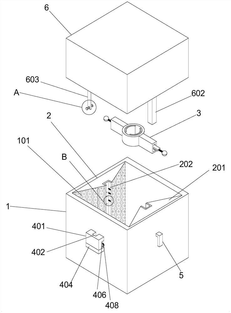 Protection box for logistics transportation of flowers