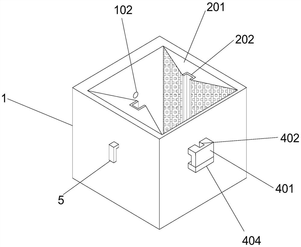 Protection box for logistics transportation of flowers