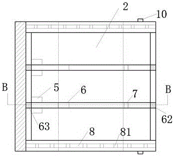 Extension-type hospital bed with dining table