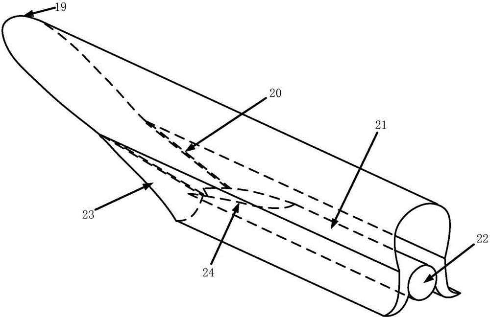 Integration design method for hypersonic slender body air vehicle and three-dimensional inward rotation air inlet channel
