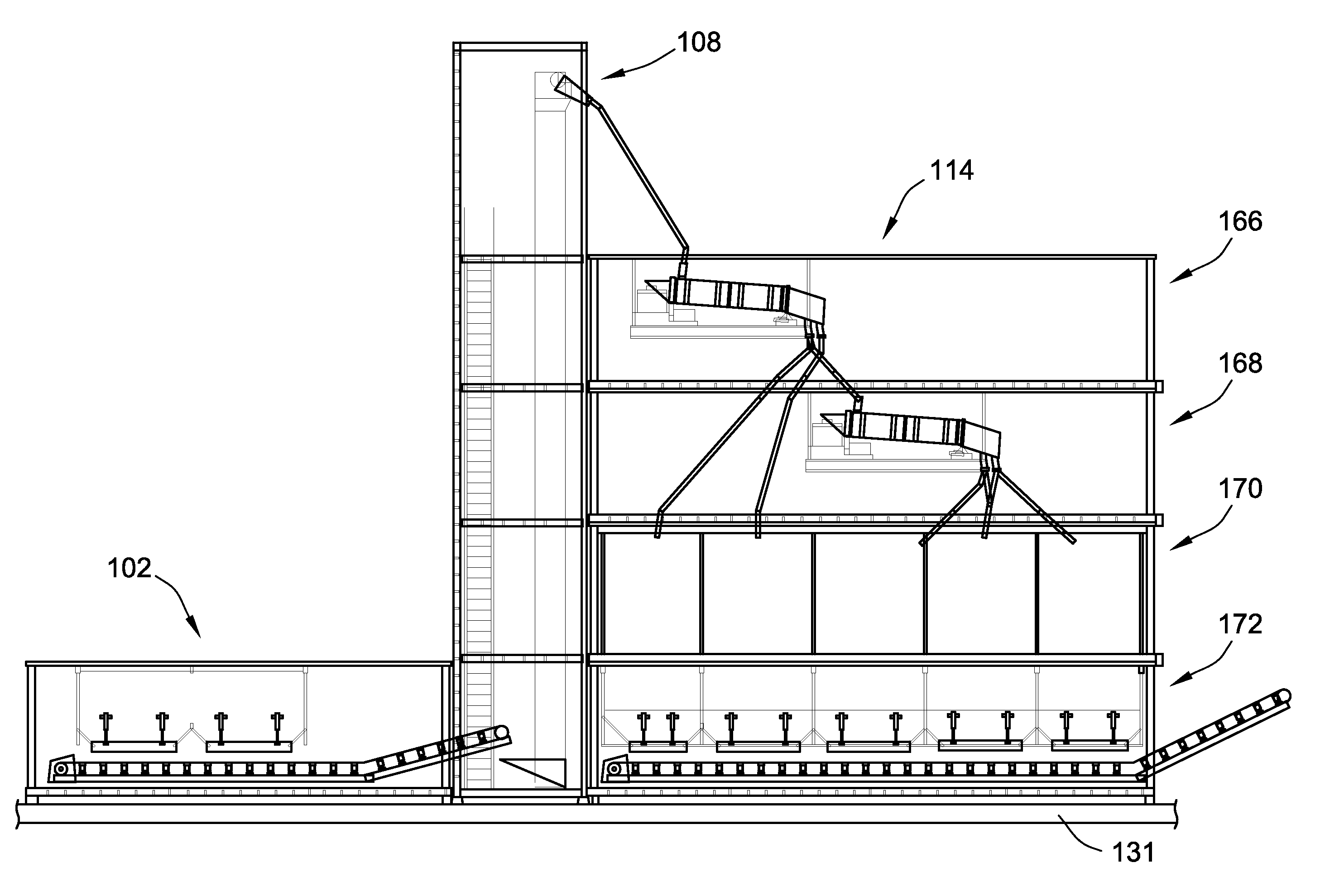 Modular batch plant for granular products