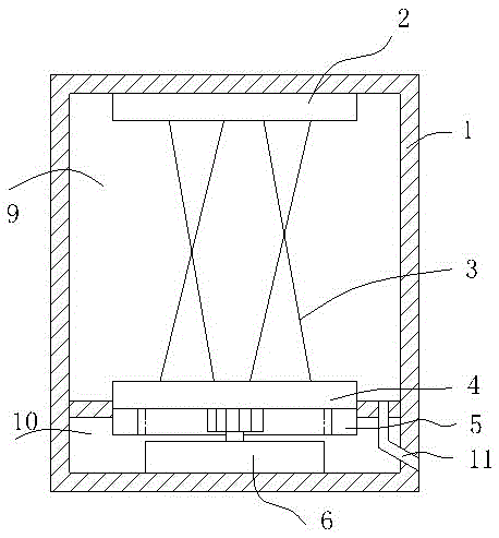 A towel wringing device with heating and humidification