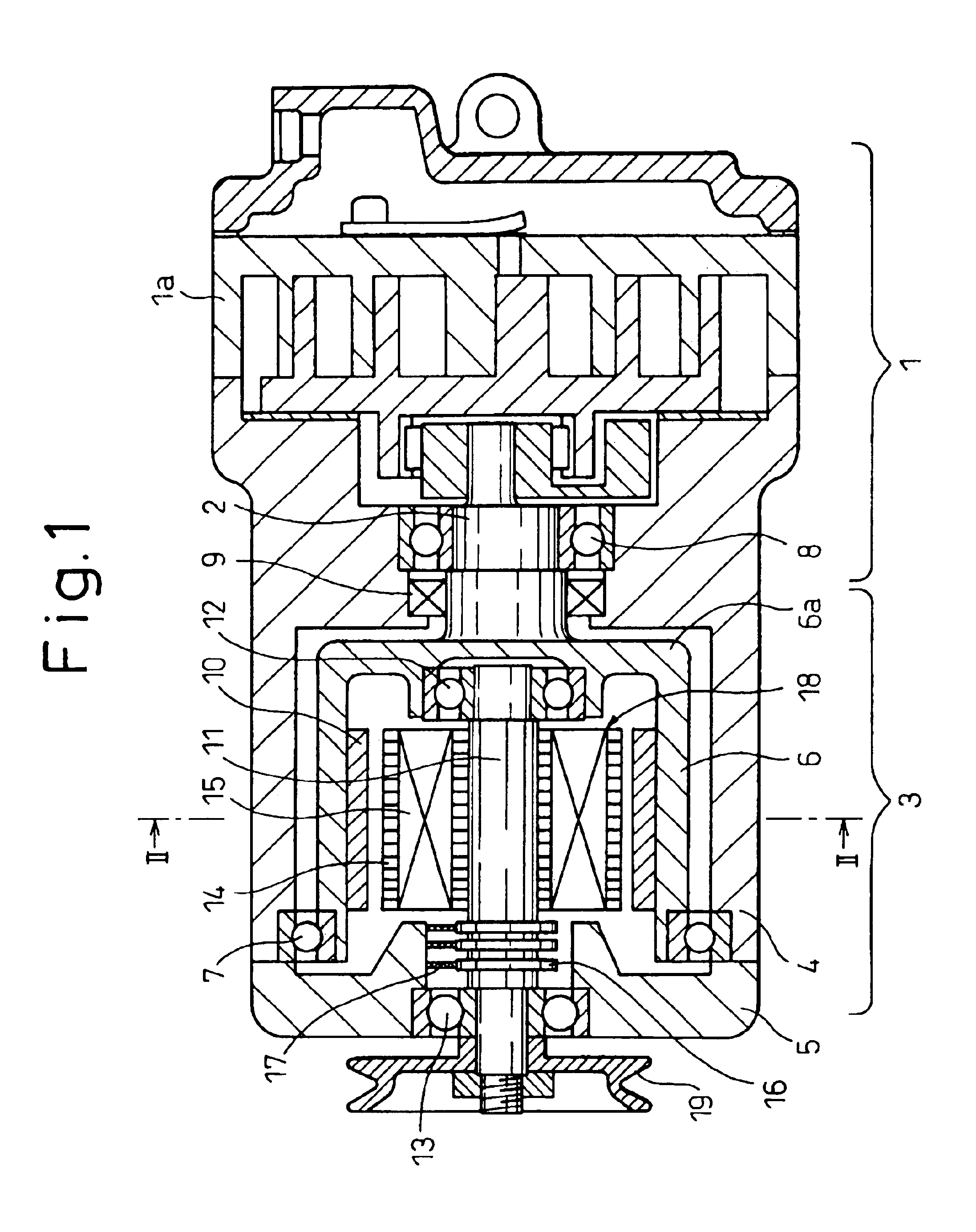 Dynamotor driven compressor and method for controlling the same