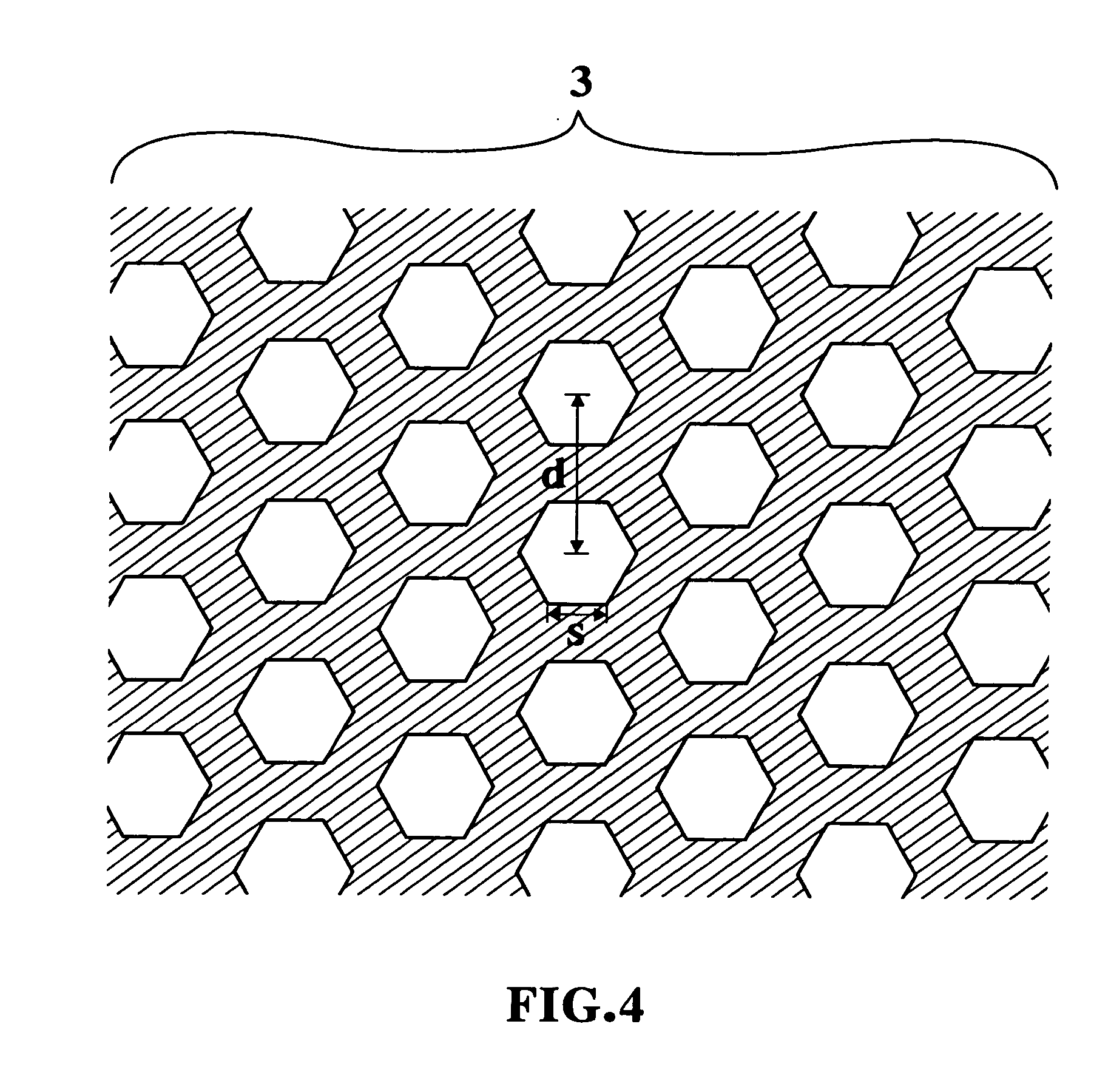 Light emitting diode with diffraction lattice