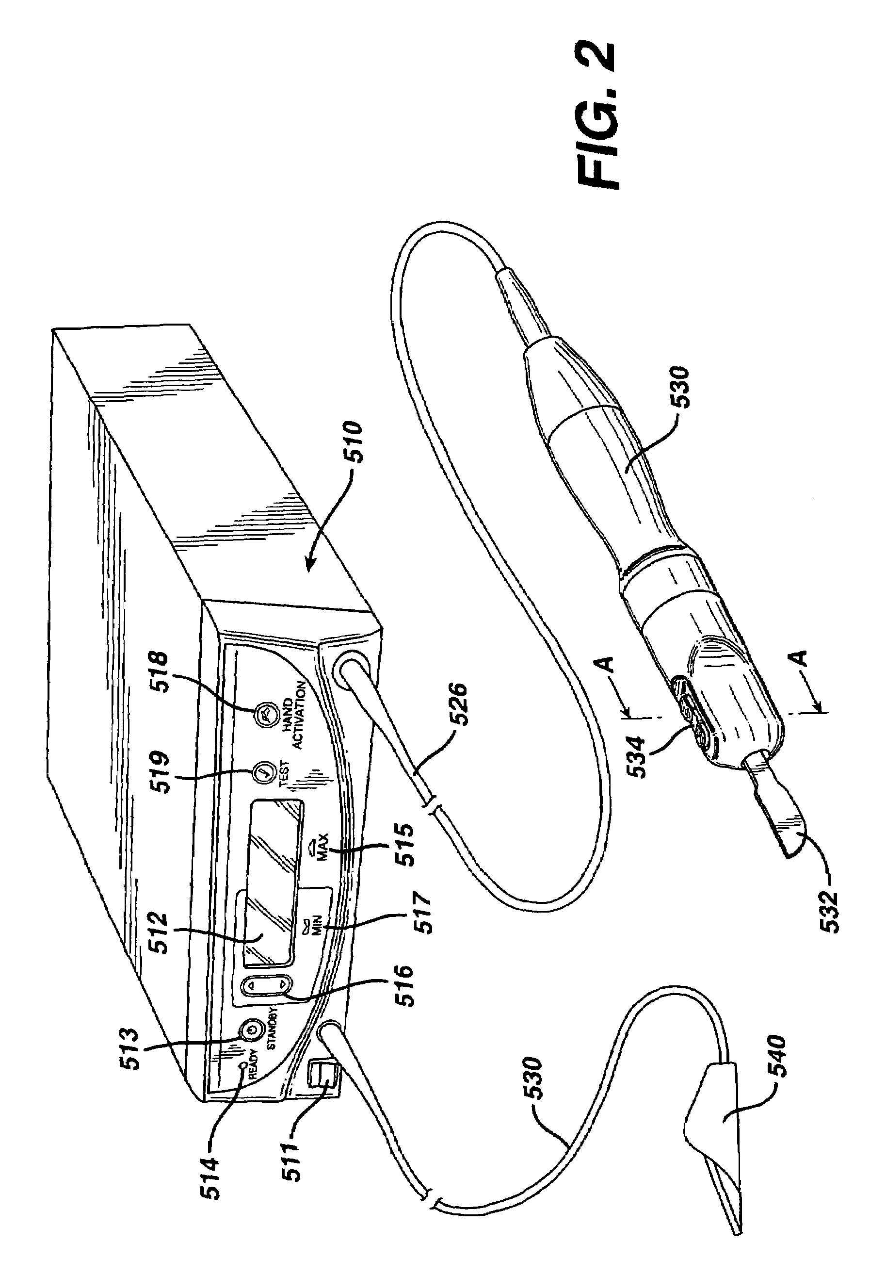 Finger operated switch for controlling a surgical handpiece