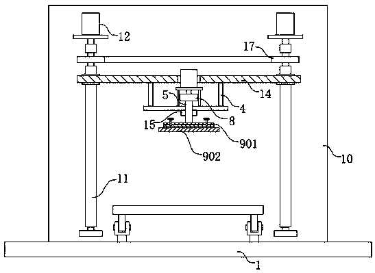 Swivel chair component welding machine