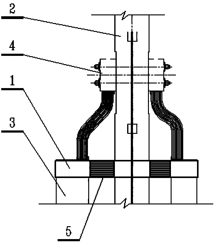 Aluminum electrolysis cell emergency short-circuiting device