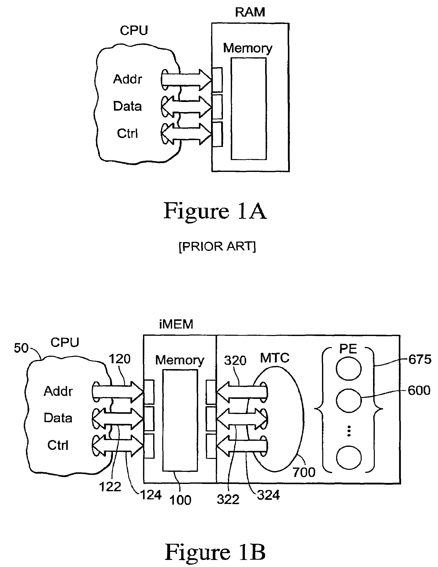 Intelligent memory device with variable size task architecture