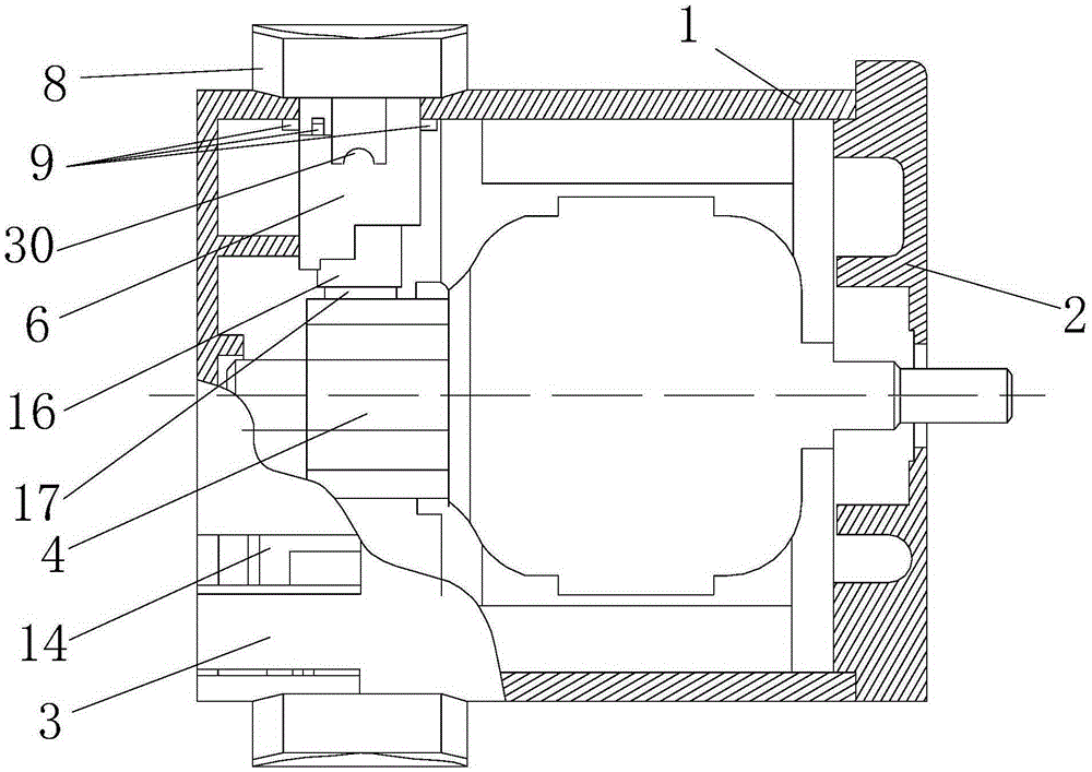 Motor provided with electric brushes