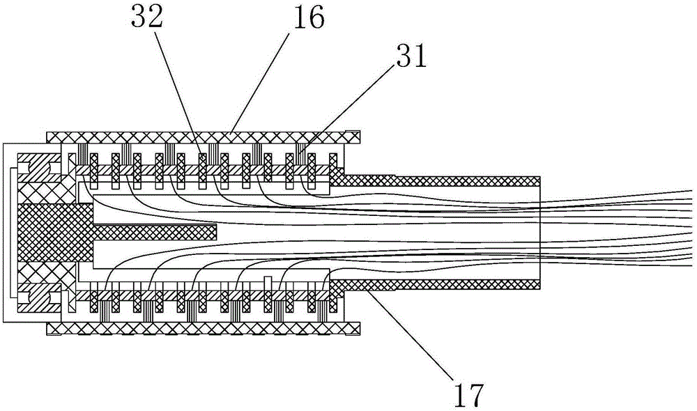 Motor provided with electric brushes