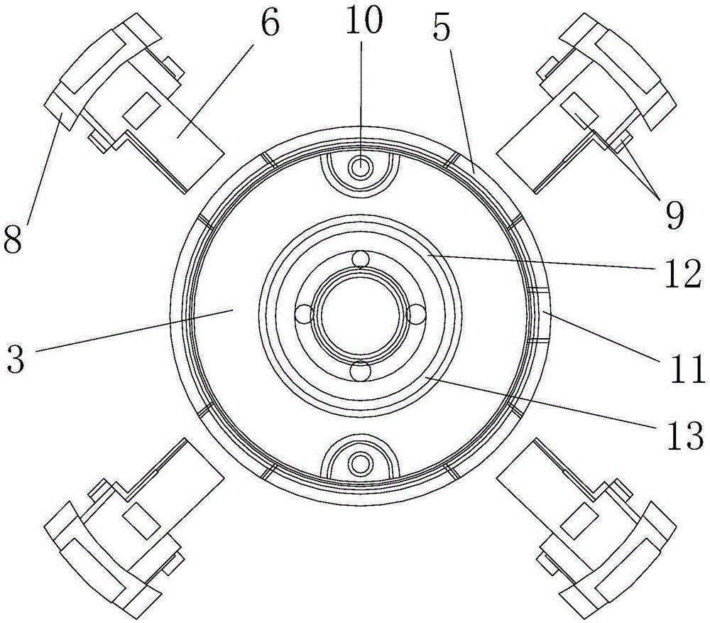 Motor provided with electric brushes