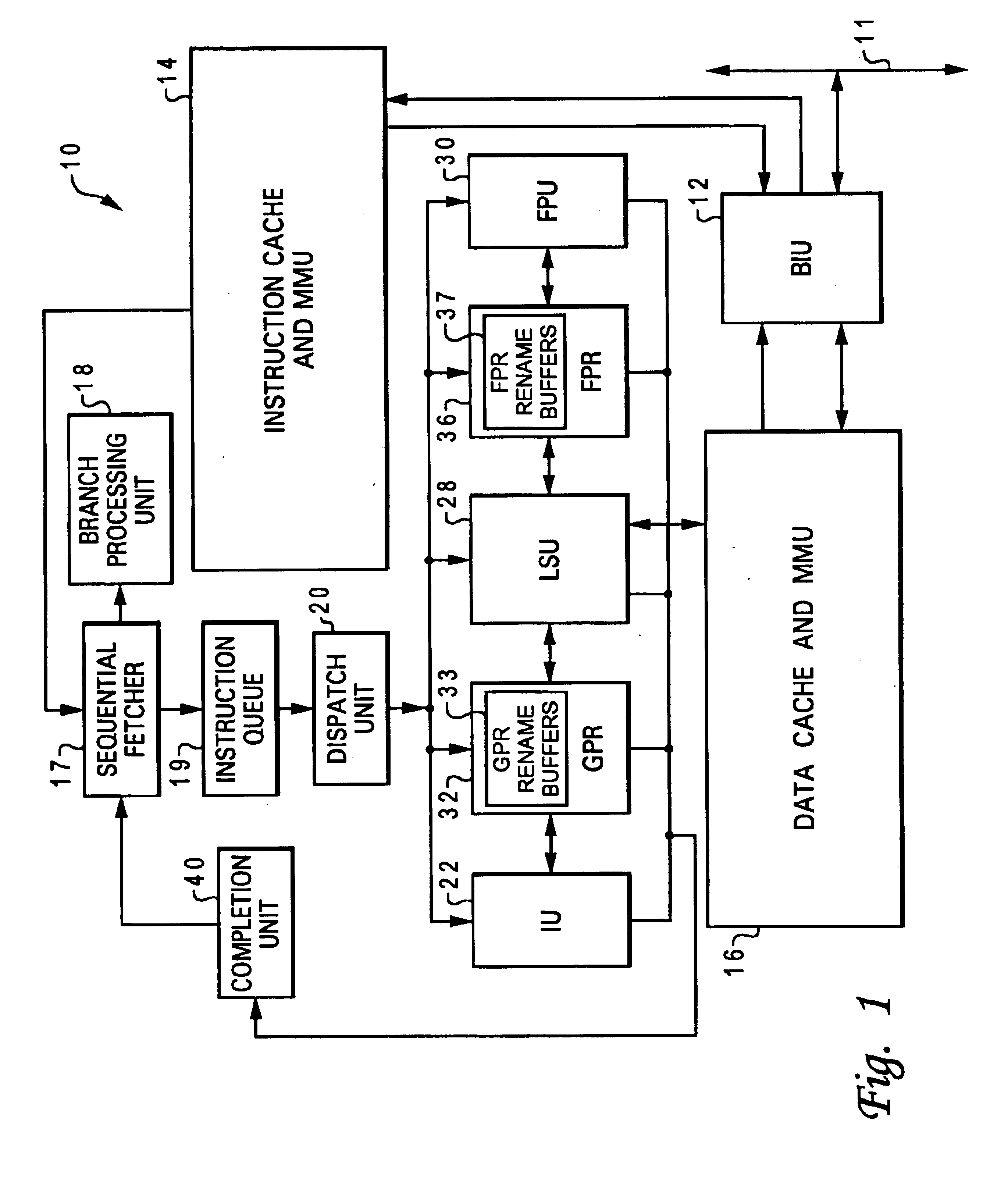 Method and system for efficiently restoring a processor's execution state following an interrupt caused by an interruptible instruction