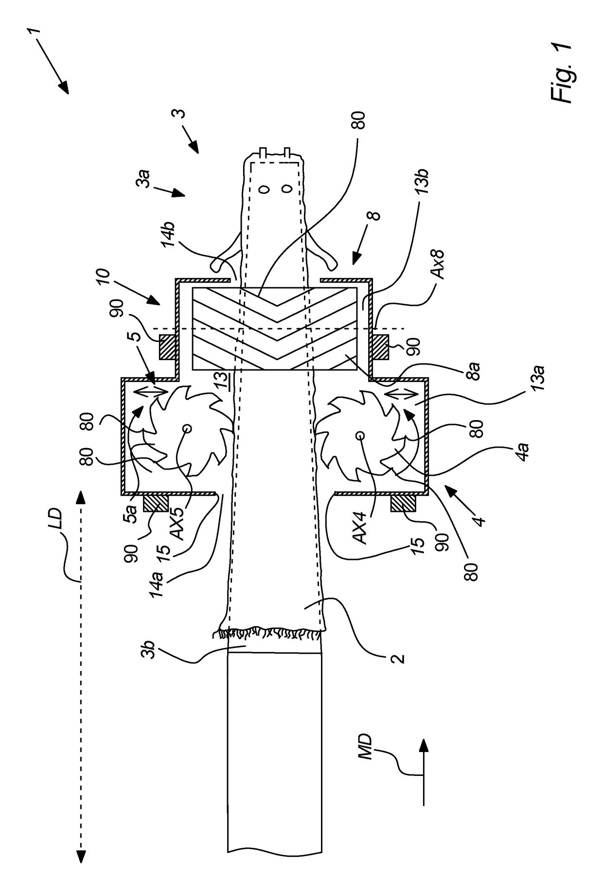 Cover arrangement for an apparatus for processing fur