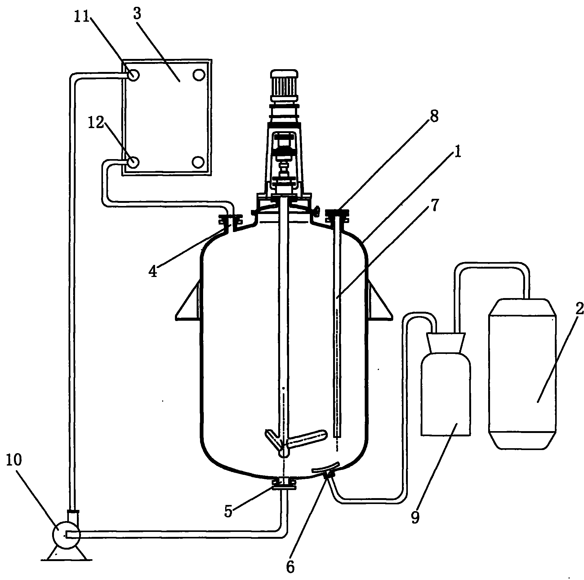Chlorination method and device used in ethyl maltol production