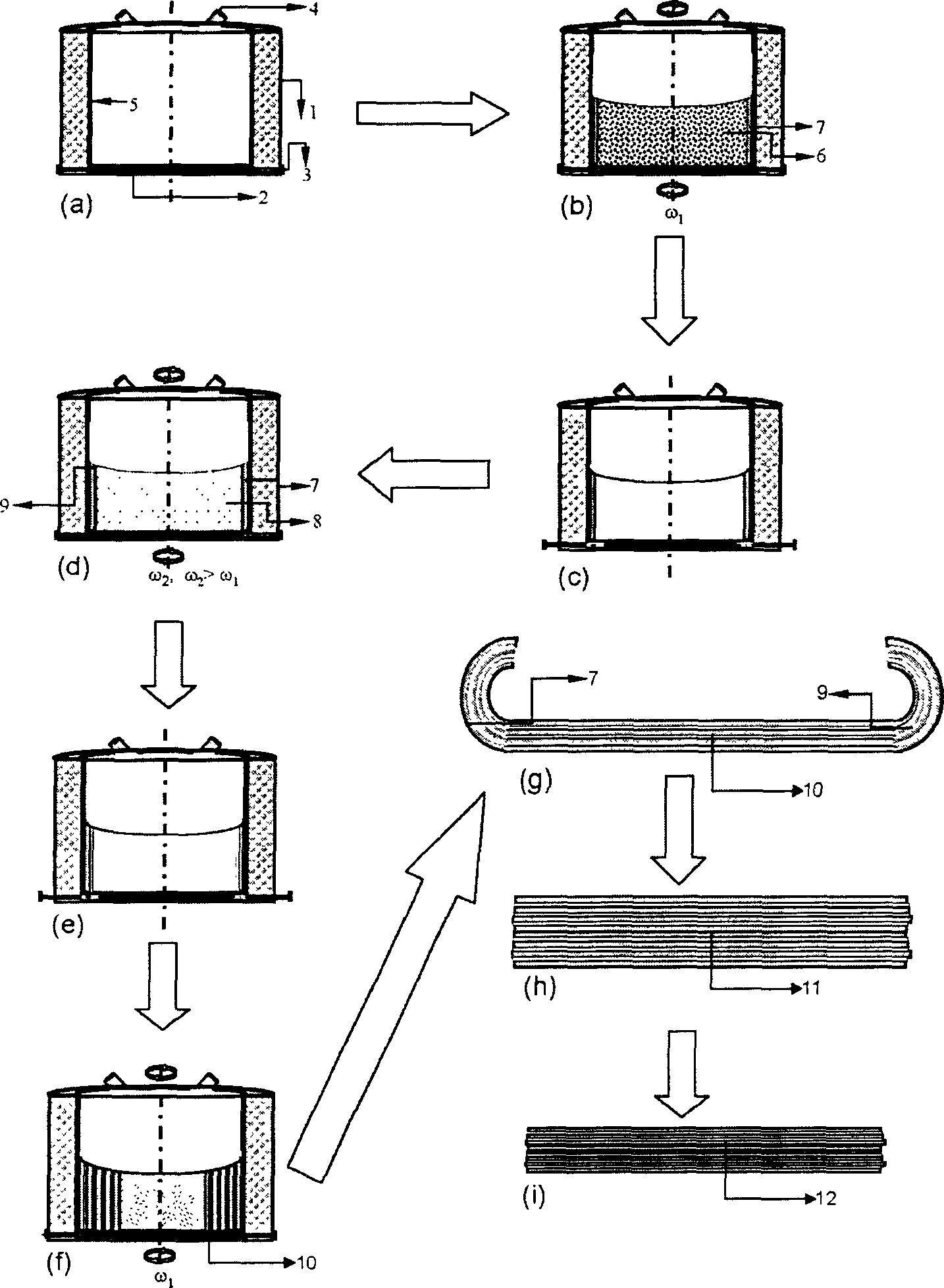 Negative thermal-expansion coefficient adjustable laminated ceramic matrix composite and preparing method thereof