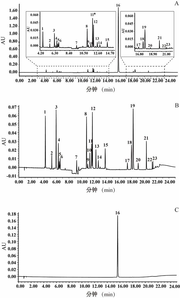 Method for measuring content of chemical components in traditional Chinese medicine compound preparation