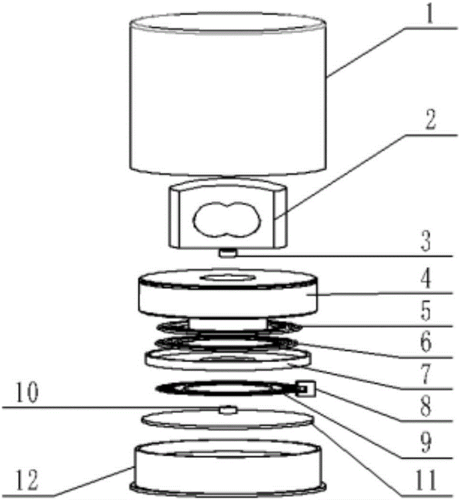 Novel multi-thread 360-degree scanning type laser radar and implementation method thereof