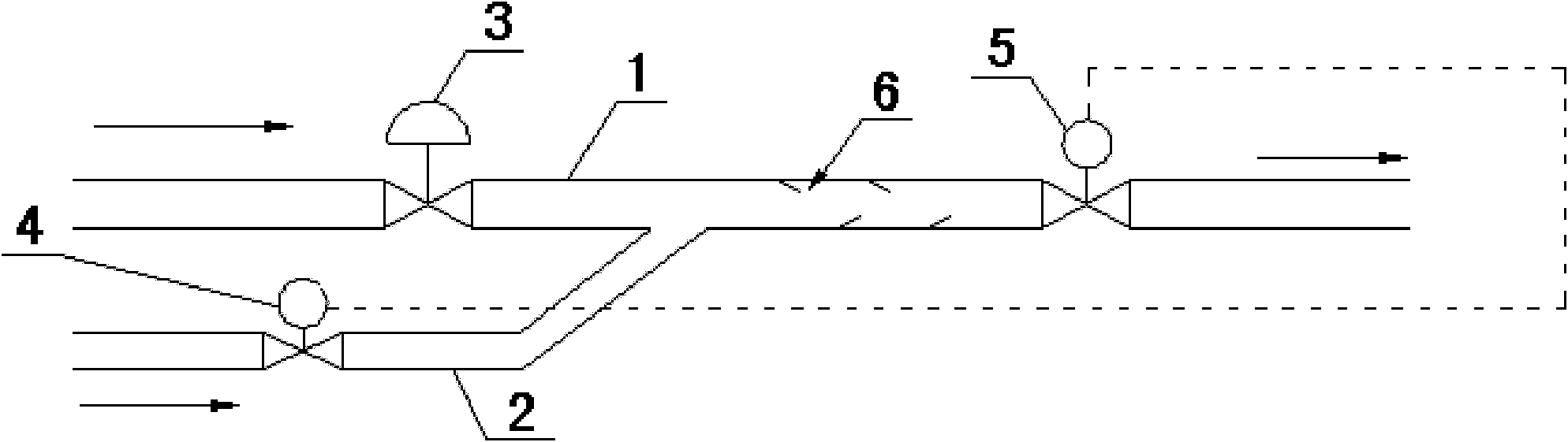 Boiler-gas mixed-combustion gas supply pipe and gas supply method