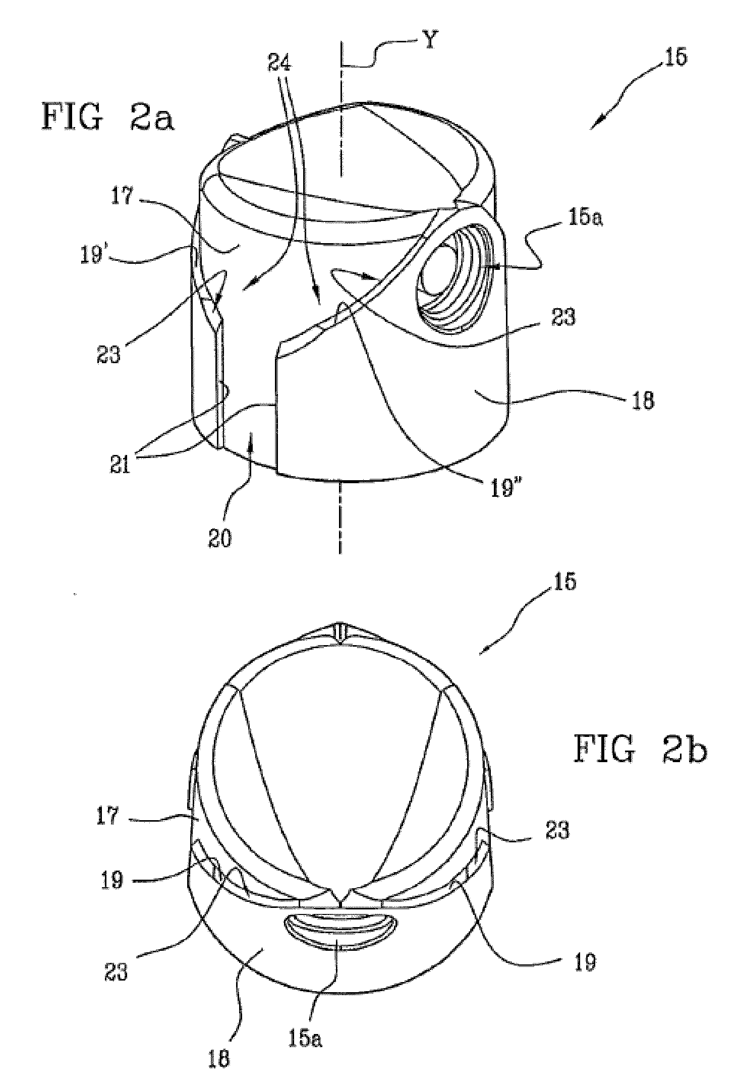 Protective cap for dispensers and container comprising said cap