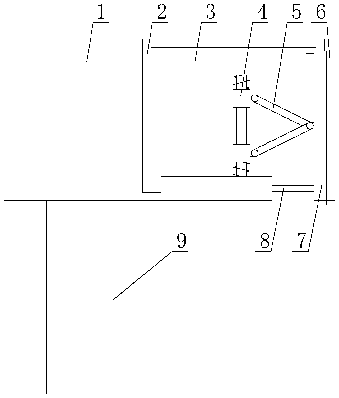 Cleaning type code scanner with anti-falling function