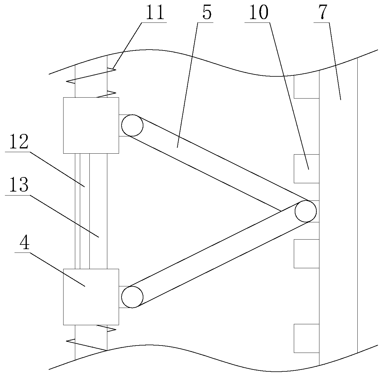 Cleaning type code scanner with anti-falling function