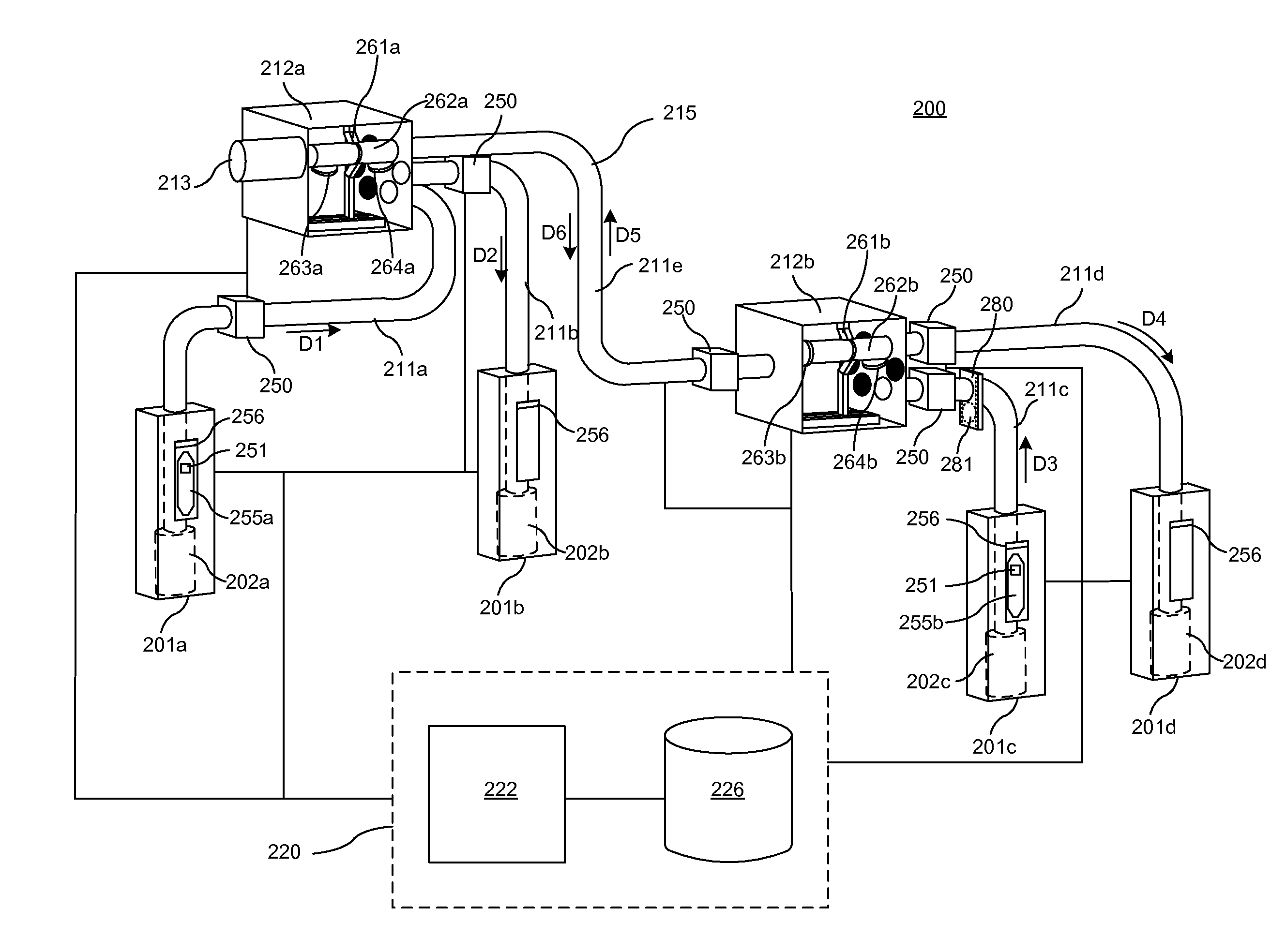 Pneumatic tube carrier system and method