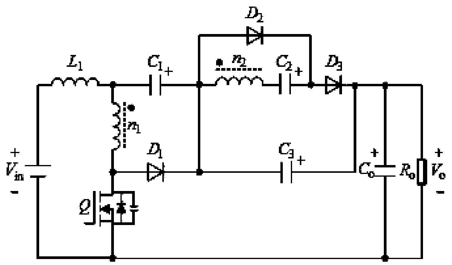 Low-input-current-ripple single-switch high-gain converter