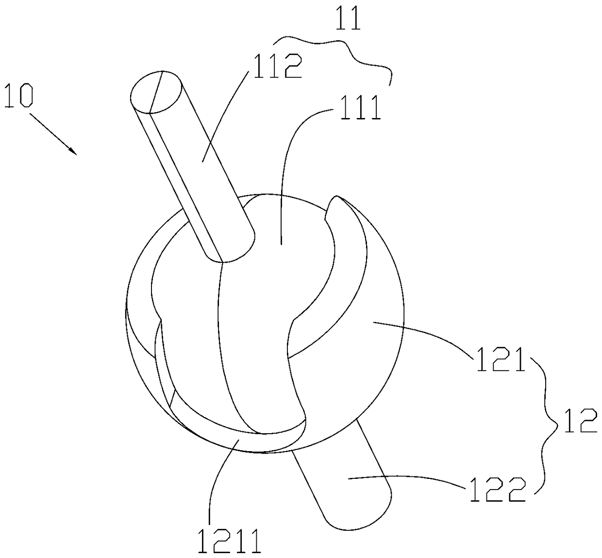 Ball socket joint and toy