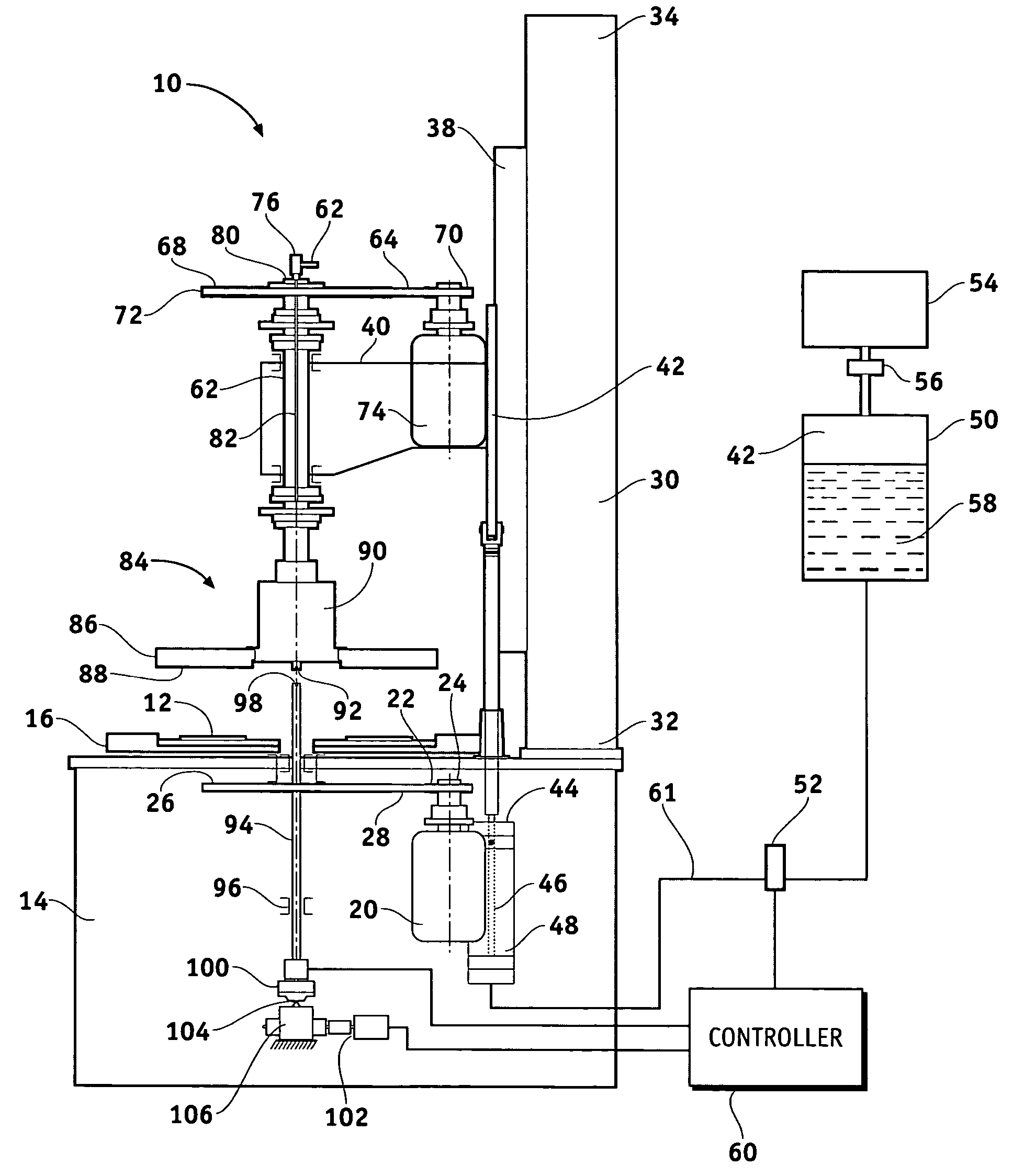 Apparatus and method for abrading a workpiece