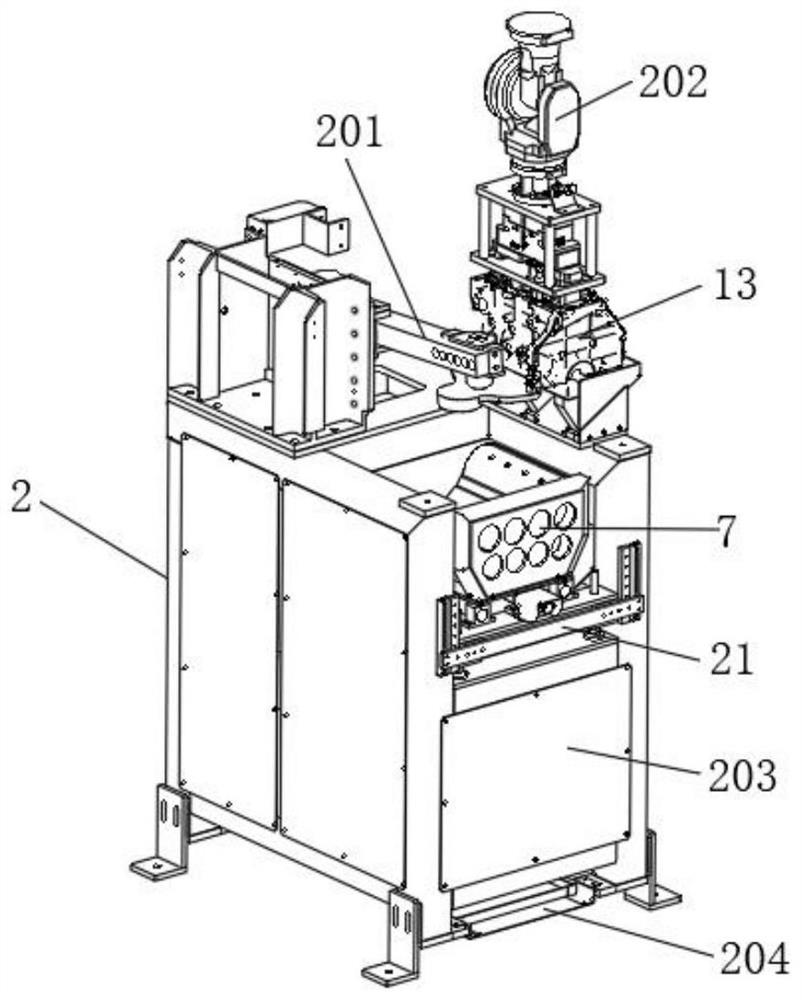 Efficient waste collecting and cinder ladle removing device with safety design