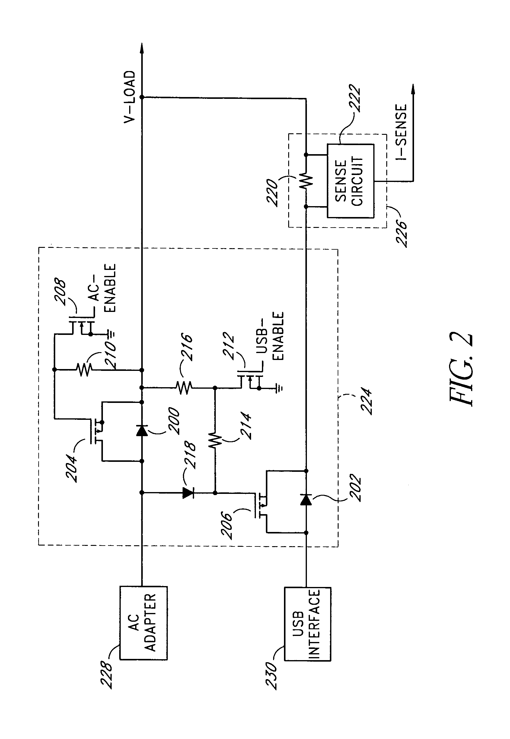 Battery charging and discharging by using a bi-directional transistor