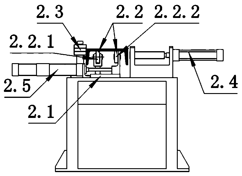 Steel channel punching device