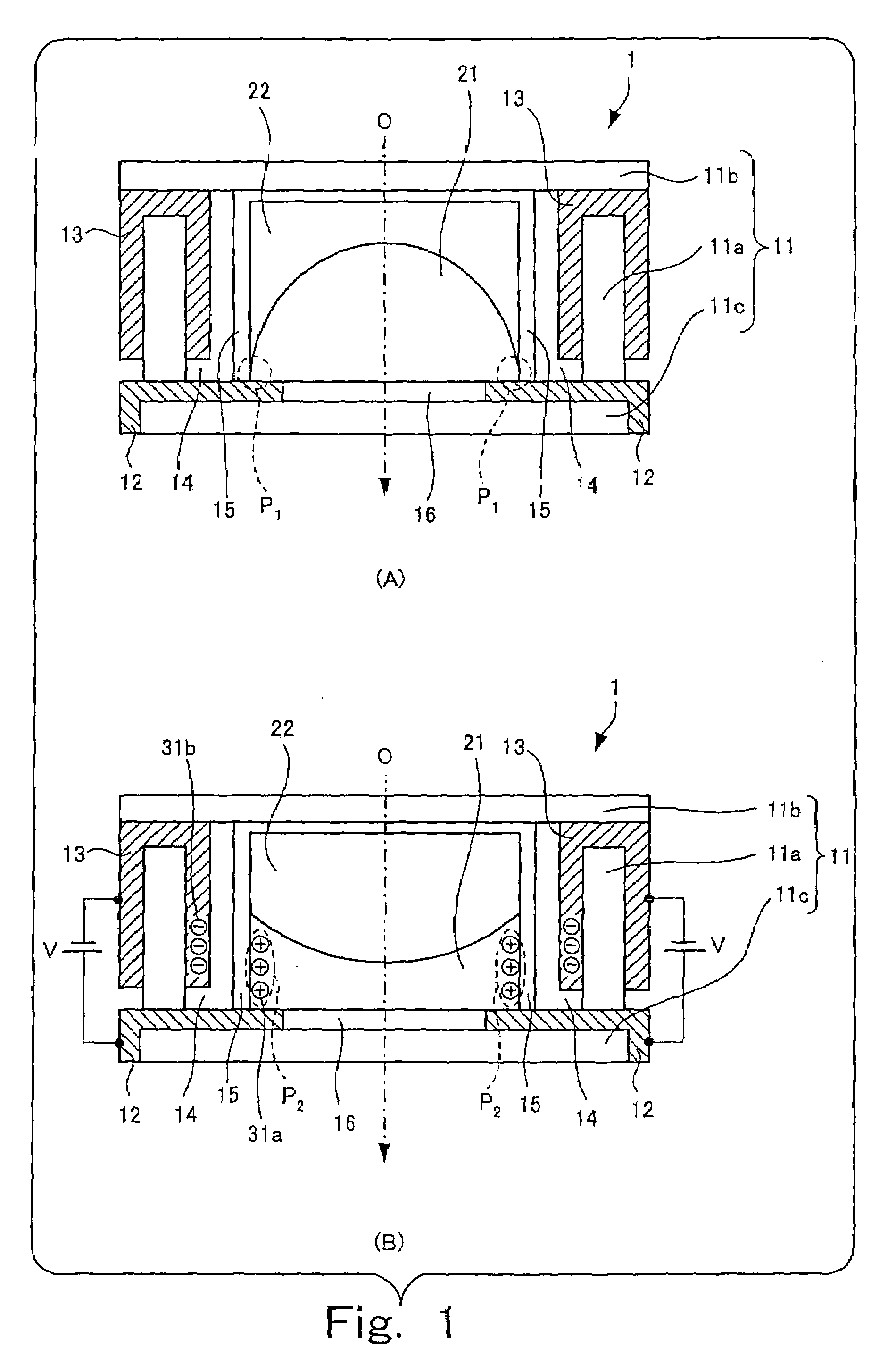 Optical element, lens unit and image pickup apparatus