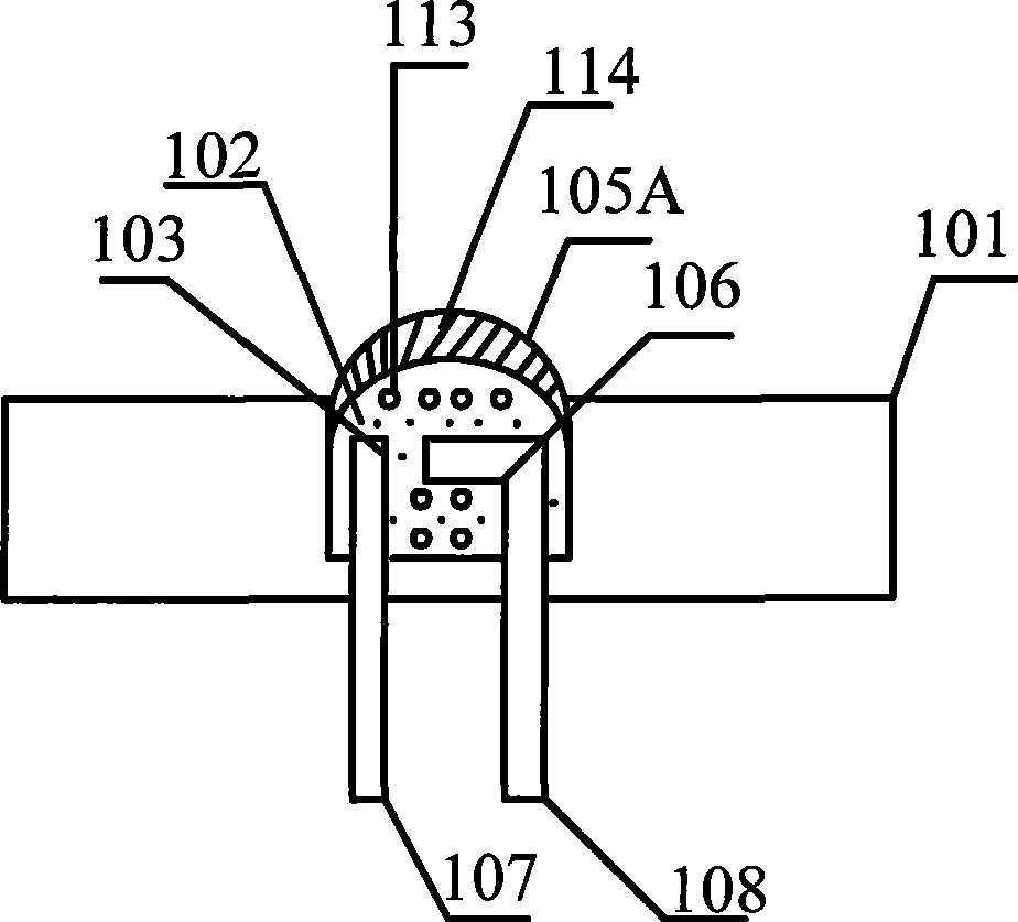Convex LED light bar, manufacturing method thereof and LED screen body